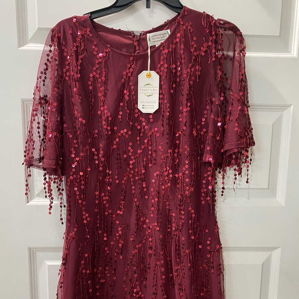 Sequins short dress NWT